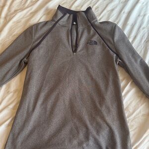 The North Face Charcoal Quarter-Zip Pullover